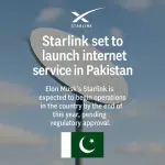 Starlink Set to Launch First Satellite Internet in pakistan