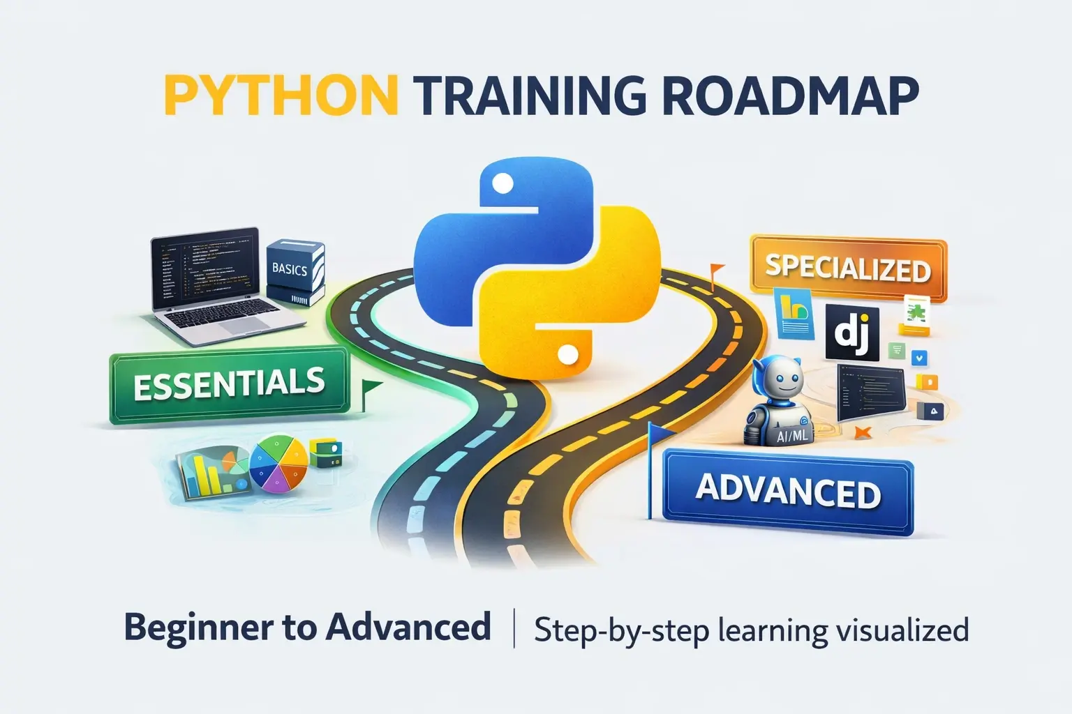 Learn Python: Complete Training Roadmap (Beginner to Advanced)